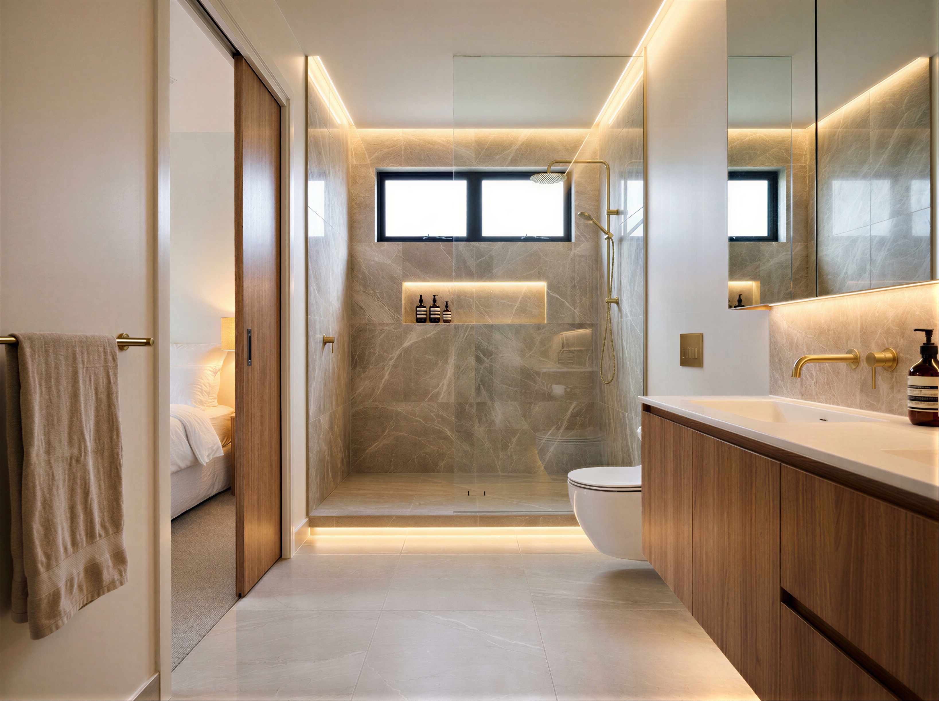 Baño habitación principal apartamento 201 ALTOS DEL PRADO
